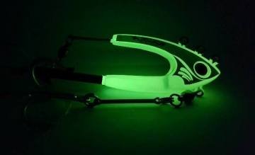 YENİ Bonito Jig Head GLOW Canlı Yem Daldırıcısı 350 Gr 03