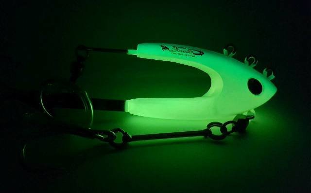 YENİ Bonito Jig Head GLOW Canlı Yem Daldırıcısı 350 Gr 04