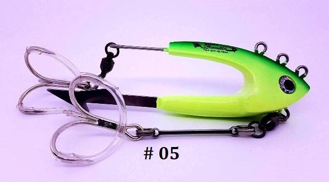YENİ Bonito Jig Head GLOW Canlı Yem Daldırıcısı 350 Gr 05