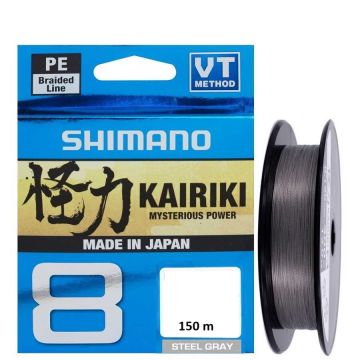 Shimano Kairiki 8 Steel Gray 150m İp (Örgü) Misina
