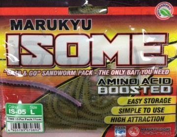 Marukyu Power İsome Slim Silikon Kurt 11 cm L YEŞİL