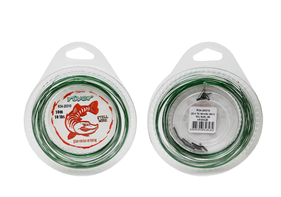 River Çelik Tel Makara Gri 10M+12 Tekli Burç