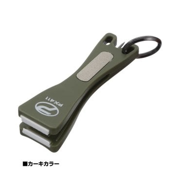 Prox PE Ceramic Line Cutter Seramik Ağızlı Misina Makası Haki