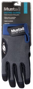 Mustad Casting Gloves Balıkçı Eldiveni L