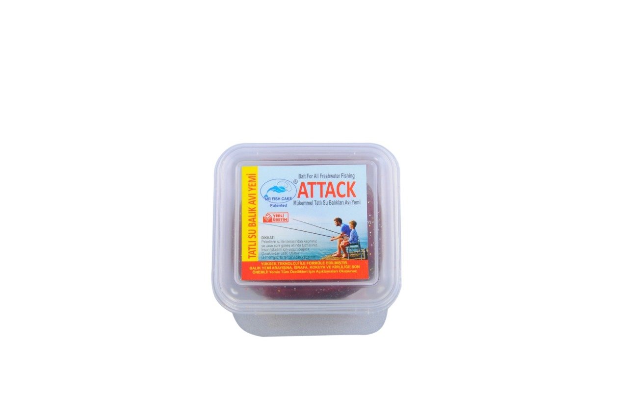 Mr Fish Cake Balik Avi Yemleri Attack Tatlı Su Balık Avı Hazır Kıvam Hamur Yem 150 Gr