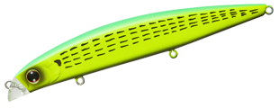 Daiwa Morethan Shallow Upper 125 F Sahte Balık Lime chart Conosillo