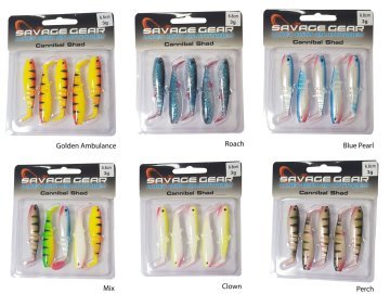 Savage gear Cannibal 6,8cm 5 Adet Suni Yem Clown