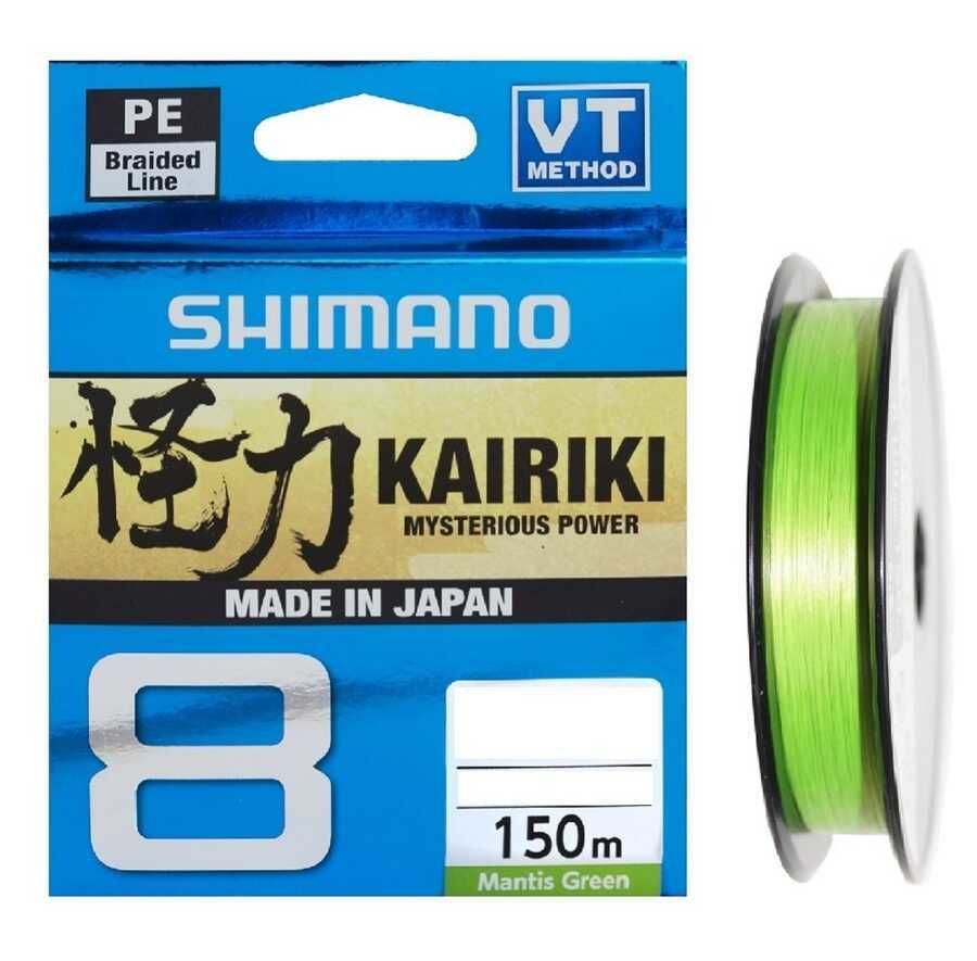 Shimano Kairiki 8 Mantis Green 300m İp (Örgü) Misina