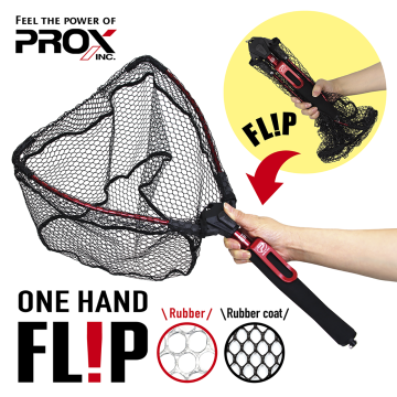 PROX One Hand Flip Net (Silikon Tor) Kısa Tip Sap Kepçe