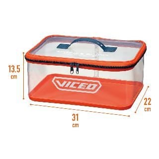 Prox Viceo Mini Bakkan Eva Çanta Şeffaf Turuncu L