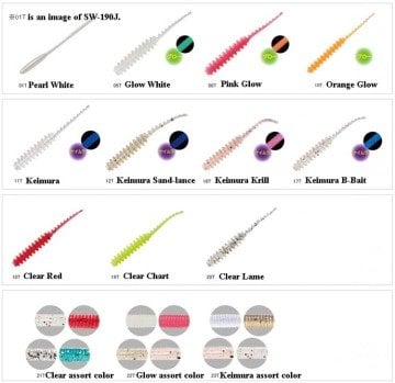 Shimano Aji Kunen LRF Silikonu 1.8 inch