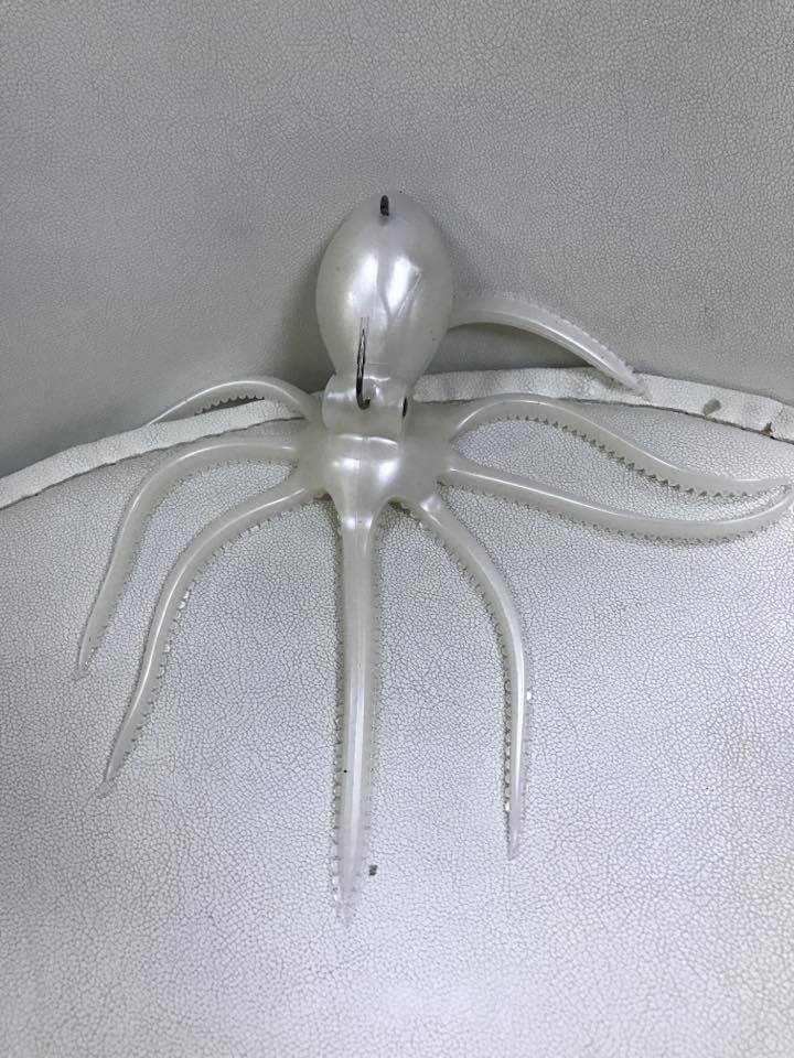 Suni Ahtapot Silikon Yem 180gr Beyaz