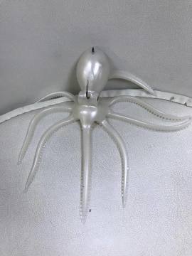 Suni Ahtapot Silikon Yem 180gr Beyaz