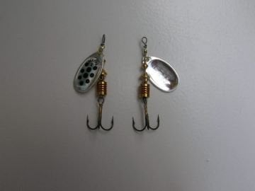 Alba Star Mepps Beyaz-Siyah No:3 Kaşık