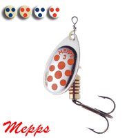 Alba Star Mepps Beyaz-Kırmızı Kaşık No:1