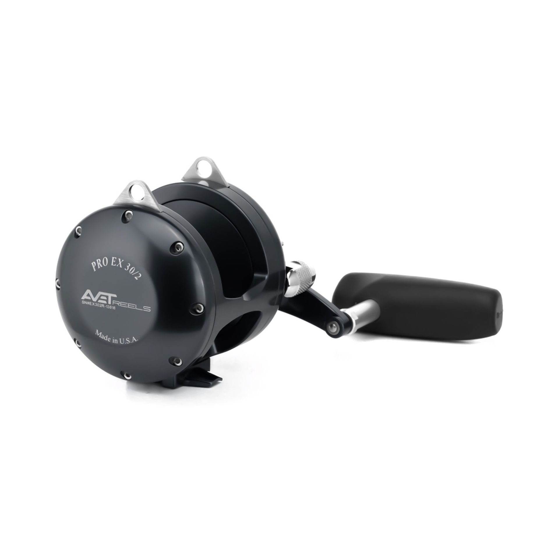 Avet Pro EXW30/2 İki Vites Çıkrık Olta Makinesi Sağ Kol Black