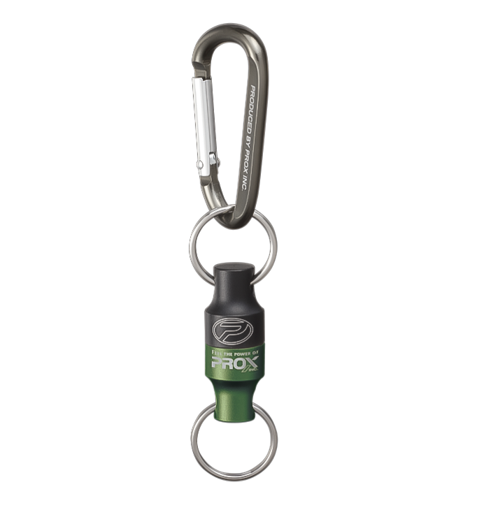 Prox MG Joint Twin Color Mıknatıslı Karabinalı Askı Aparatı Siyah Yeşil Small