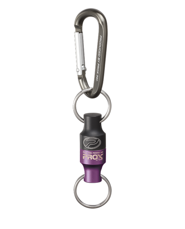 Prox MG Joint Twin Color Mıknatıslı Karabinalı Askı Aparatı Siyah Lila Small