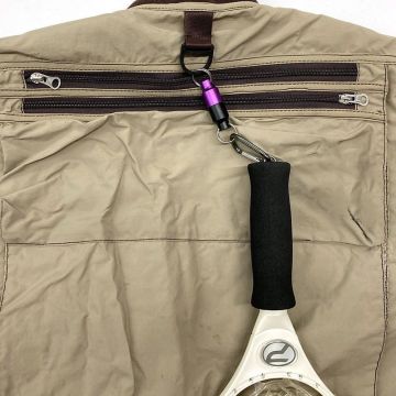 Prox MG Joint Twin Color Mıknatıslı Karabinalı Askı Aparatı Siyah Yeşil Large