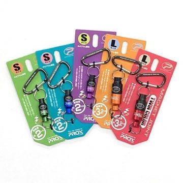 Prox MG Joint Twin Color Mıknatıslı Karabinalı Askı Aparatı Siyah Lila Large