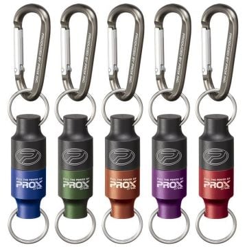 Prox MG Joint Twin Color Mıknatıslı Karabinalı Askı Aparatı Siyah Kırmızı Large