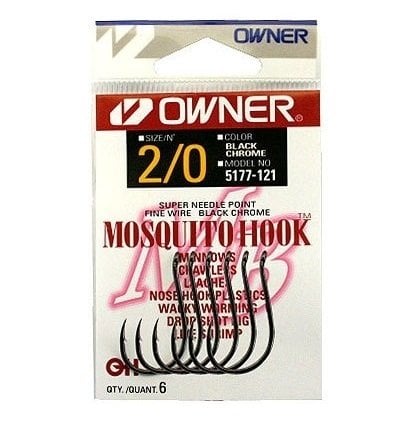 Owner 5177 Mosquito Hook Black Chrome İğne