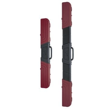 Prox Container Gear 5-Lenght Hard Rod Case Olta Taşıma Çantası Kırmızı Siyah