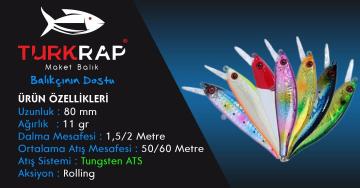 Turkrap Zig Zag 80 mm 11 Gr Suni yem