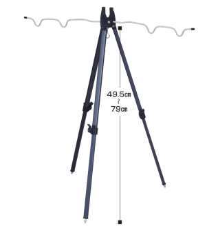 Prox Fishing Tripod Standart Olta Sehpası 49-75 cm