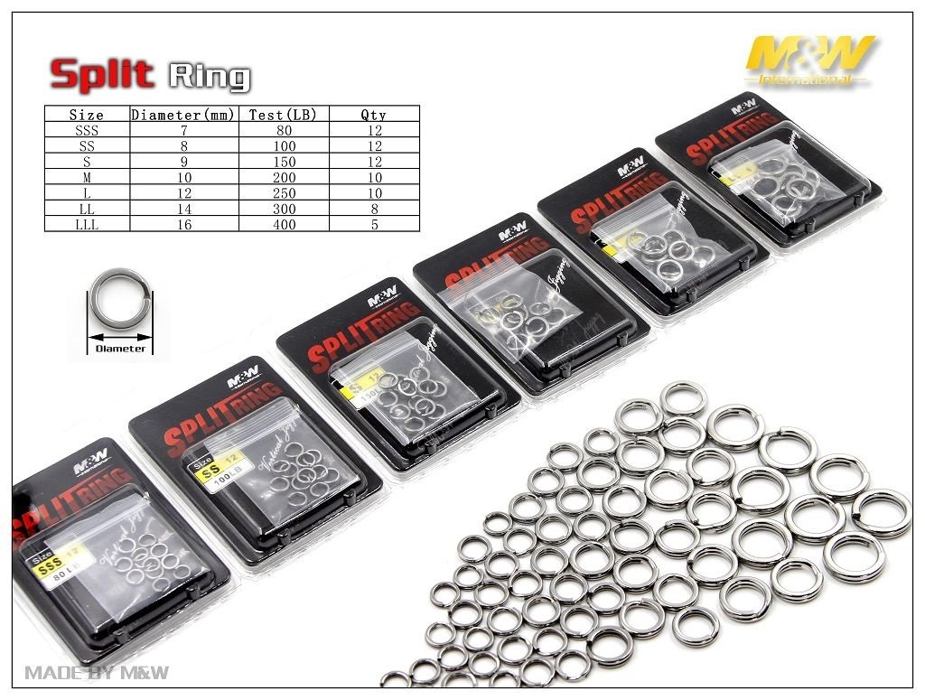 M&W Jigging Split Ring
