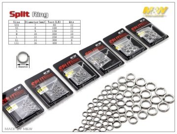 M&W Jigging Split Ring