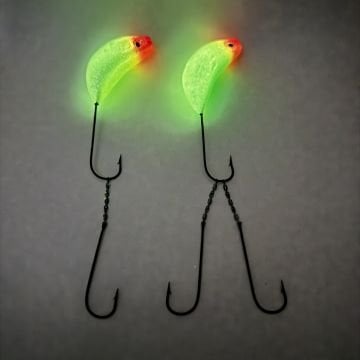 Hedef Balık Glow (Fosforlu) Zoka İki Hırsız İğneli