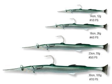 Savage gear Needlefish Pulsetail 2+1 14 cm 12 gr Suni Yem
