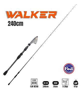 Fujin Walker 240 Cm 5-20 Gr Teleskopik Spin Kamışı