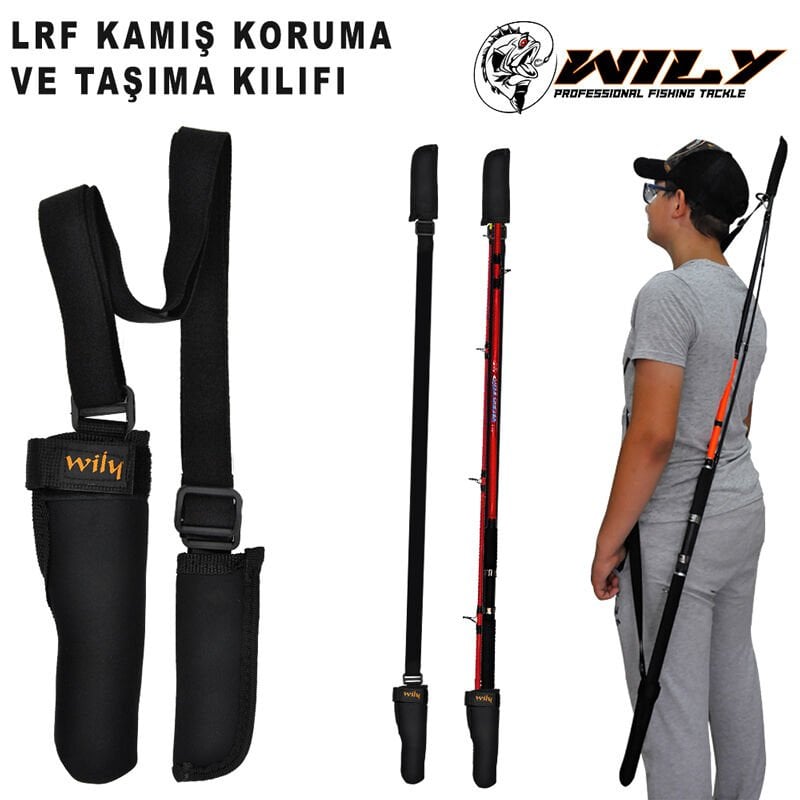 Wily Neopren Spin Kamış Koruma Taşıma Kılıfı- BÖLMELİ