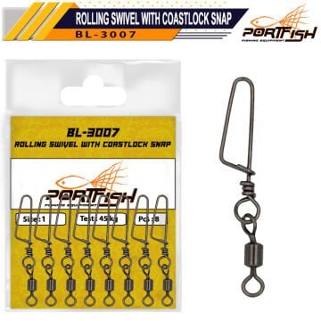 Portfish BL-3007 Klipsli Fırdöndü