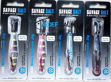 Savagear 3D Slim Minnow Jig 80gr