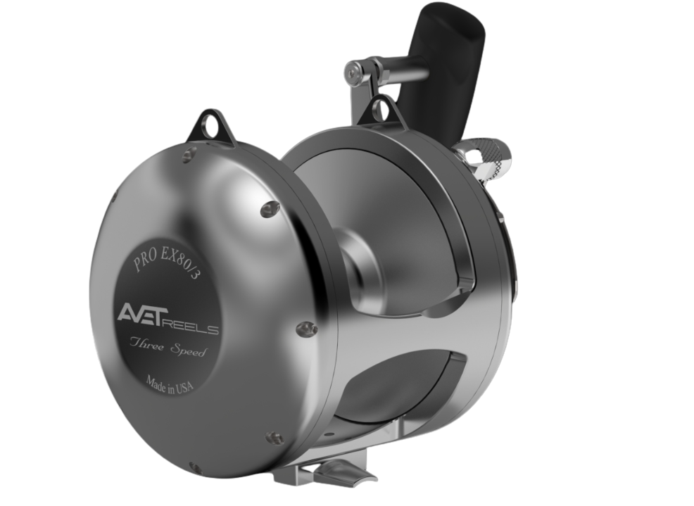 Avet Pro EX80/3 Üç Vites Çıkrık Olta Makinesi Sağ Kol Silver