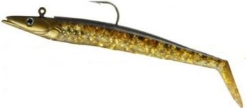 Savagear Sandeel 12.5cm 23gr Silikon Yem Brown Gold Flake
