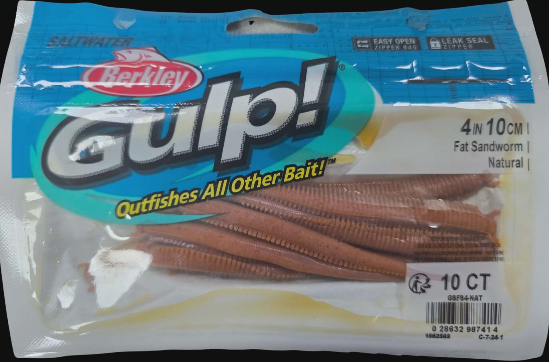 Berkley Gulp Saltwater Fat Sandworm Sahte Kurt 10 cm NAT
