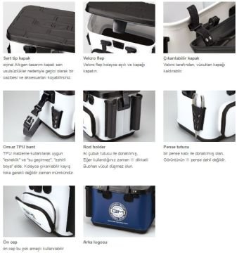 Golden Mean Bakkan Balıkçı Malzeme Çantası