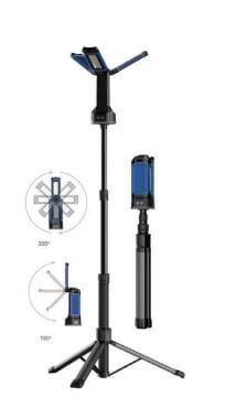 WS 723 SOKAK LAMBASI 207 LED • 5000 Lümen • Type-C Şarj • Telefon Şarj Özelliği • Manyetik Tutunma