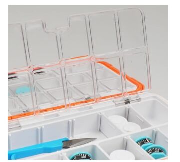 Captain 7245 Profesyonel LRF Malzeme Kutusu 16x9x4.5cm