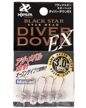 Xesta Blackstar Star Head Diver Down EX Jighead M 1.5 gr
