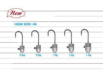 Xesta Blackstar Star Head Bullet Rib Head 1.5 gr
