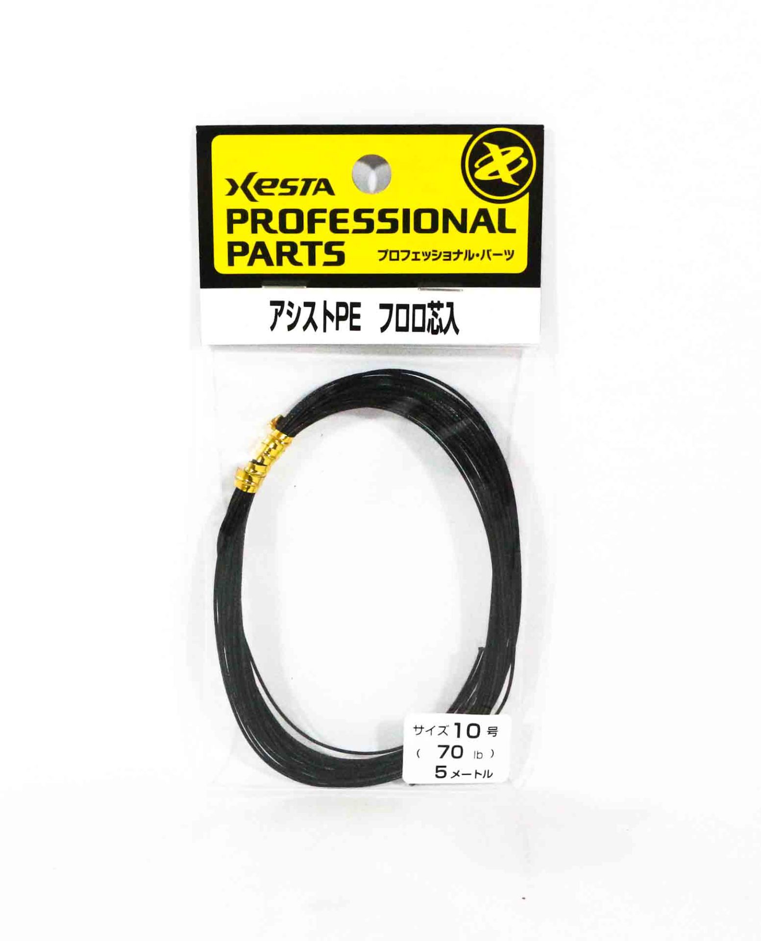 XESTA Assist PE With Fluoro Core [Black] 5m 70 LB #10 Pe